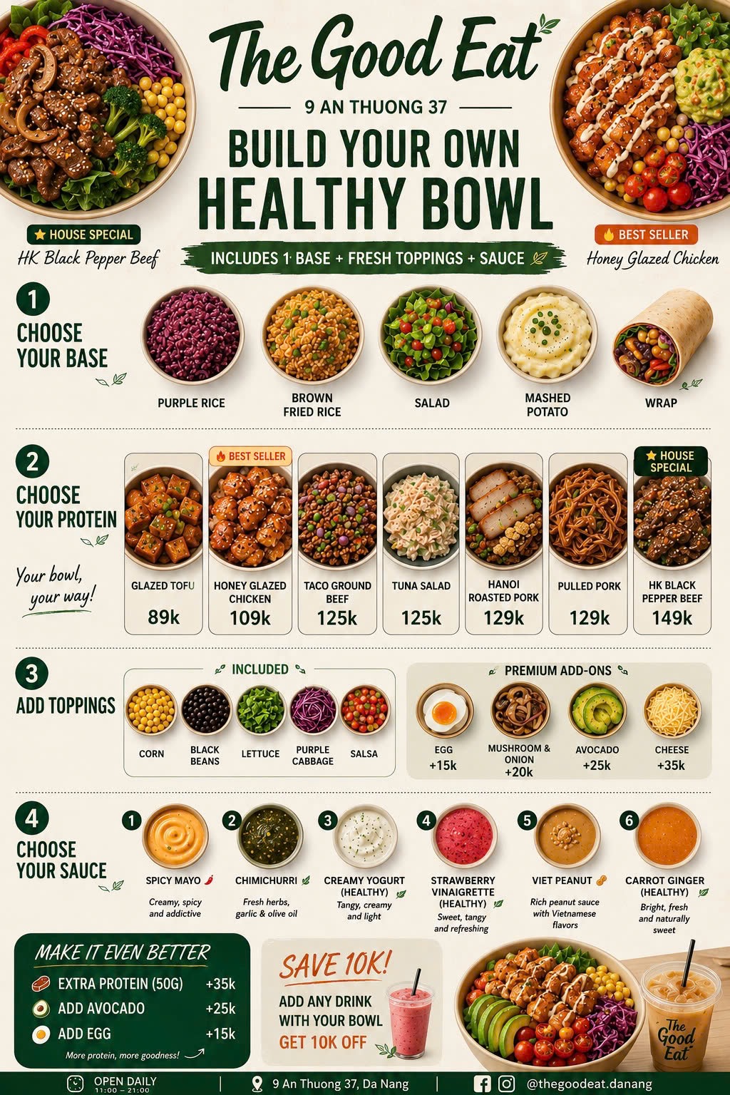 The Good Eat Menu